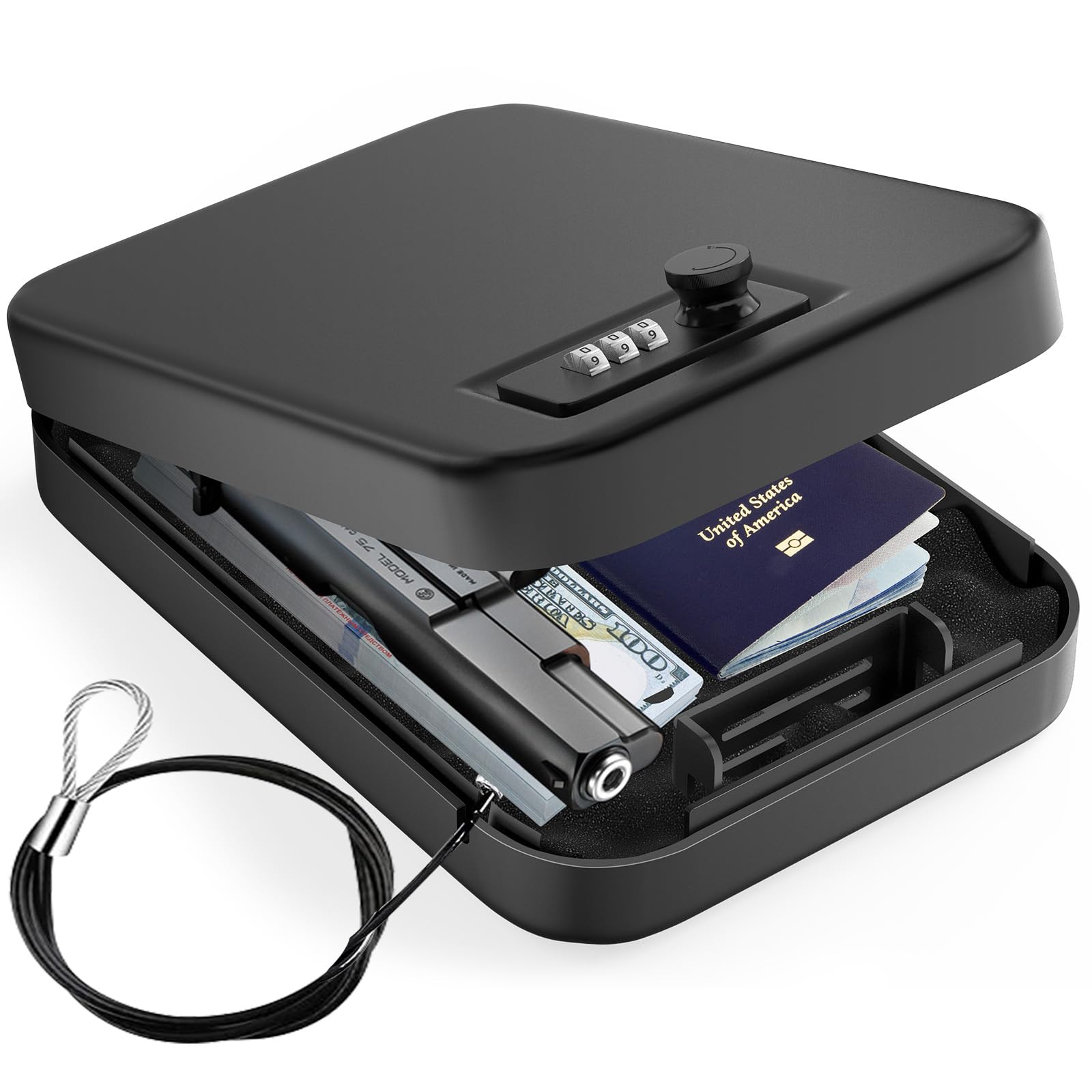 Home Security Box - Security Safe Box Personal Safe with
