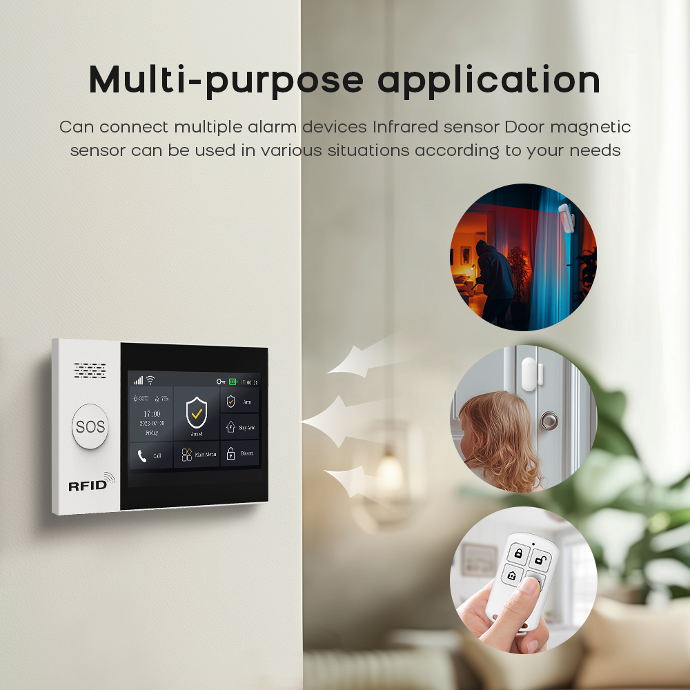 PG-107 Tuya Wireless Home WIFI - огляд і ціна Sim Gsm Alarm