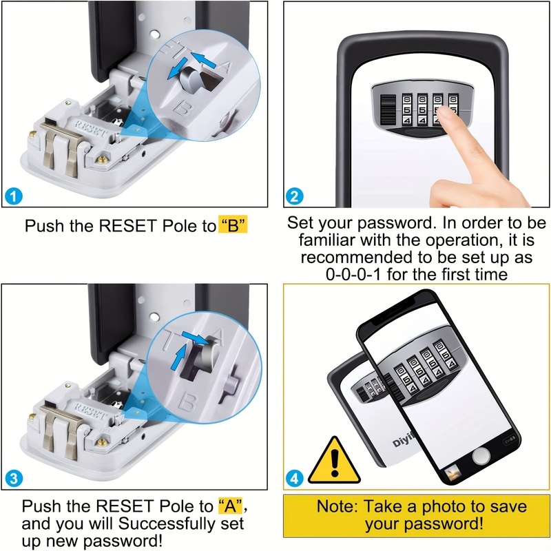 Wall Mounted Combination Key L - огляд і ціна Home Security Box