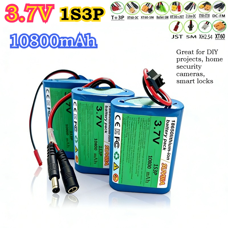 3.7V 10800mAh 1S3P 18650 Brand - огляд і ціна Home Security Robots