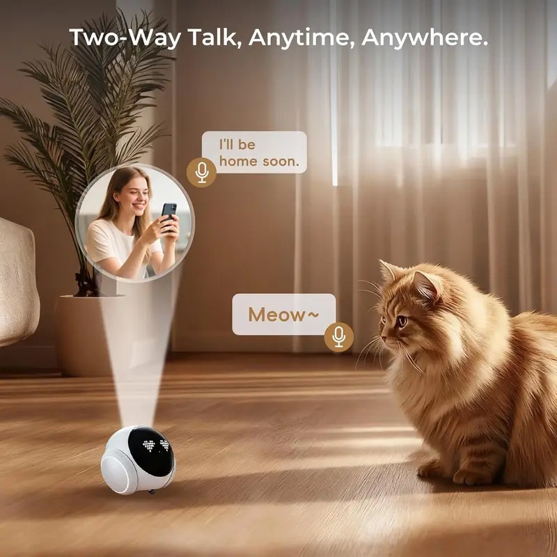 Movable Indoor Pet Robot Camer - огляд і ціна Home Security Robot