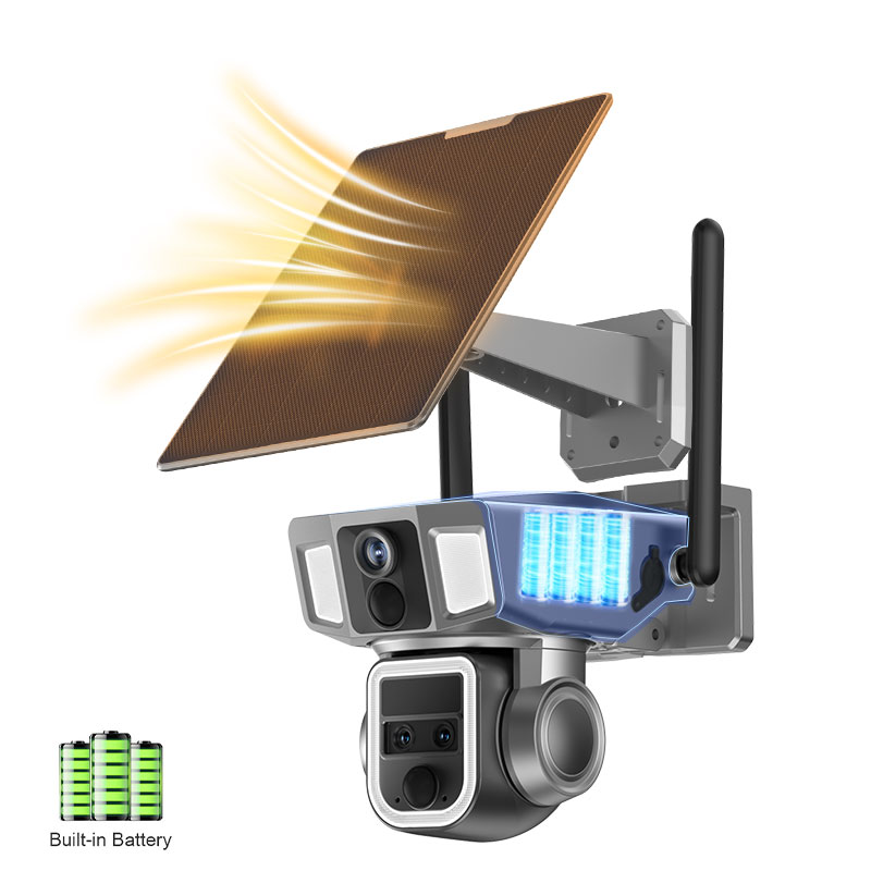 6MP Triple  Lens 10X Zoom Floo - огляд і ціна Home Security Flood Lights