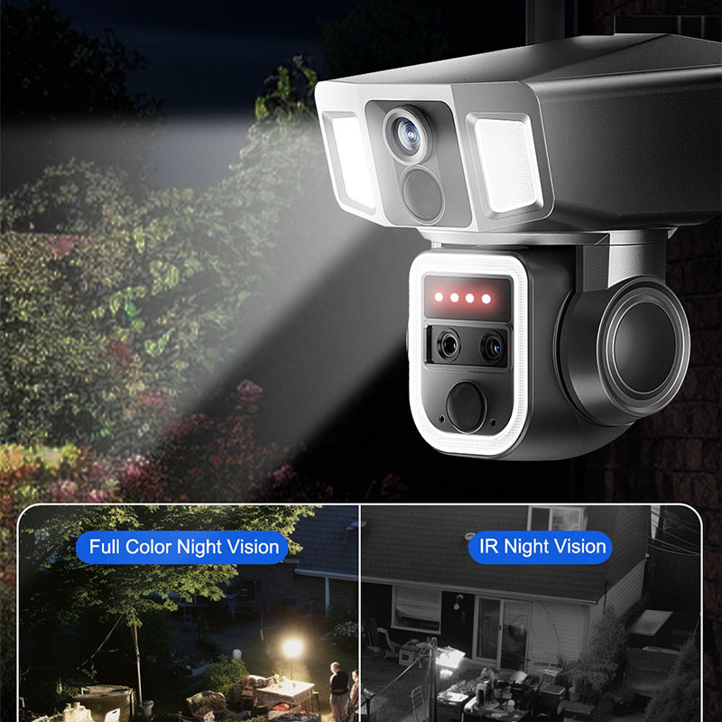 6MP Triple  Lens 10X Zoom Floo - огляд і ціна Home Security Flood Lights