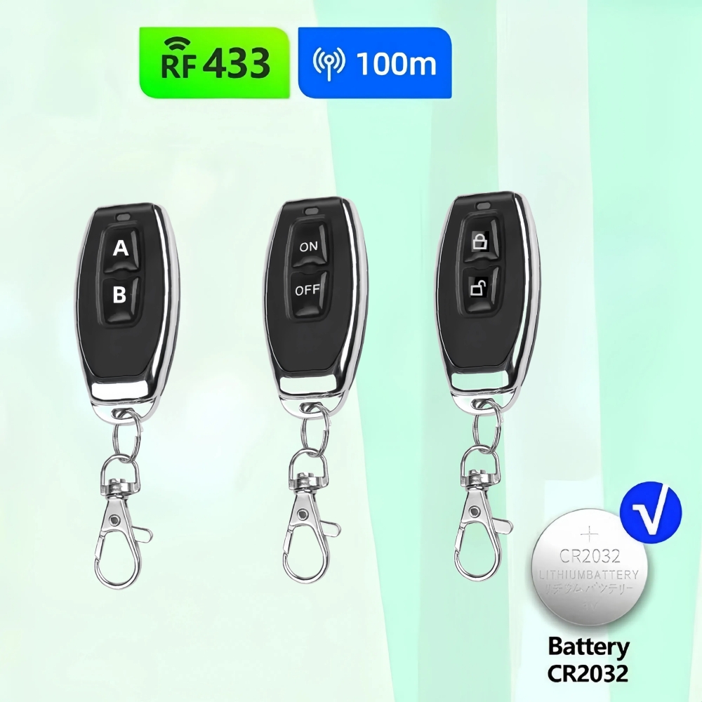 433MHz Learning Remote Control - огляд і ціна Home Security Front Door Camera