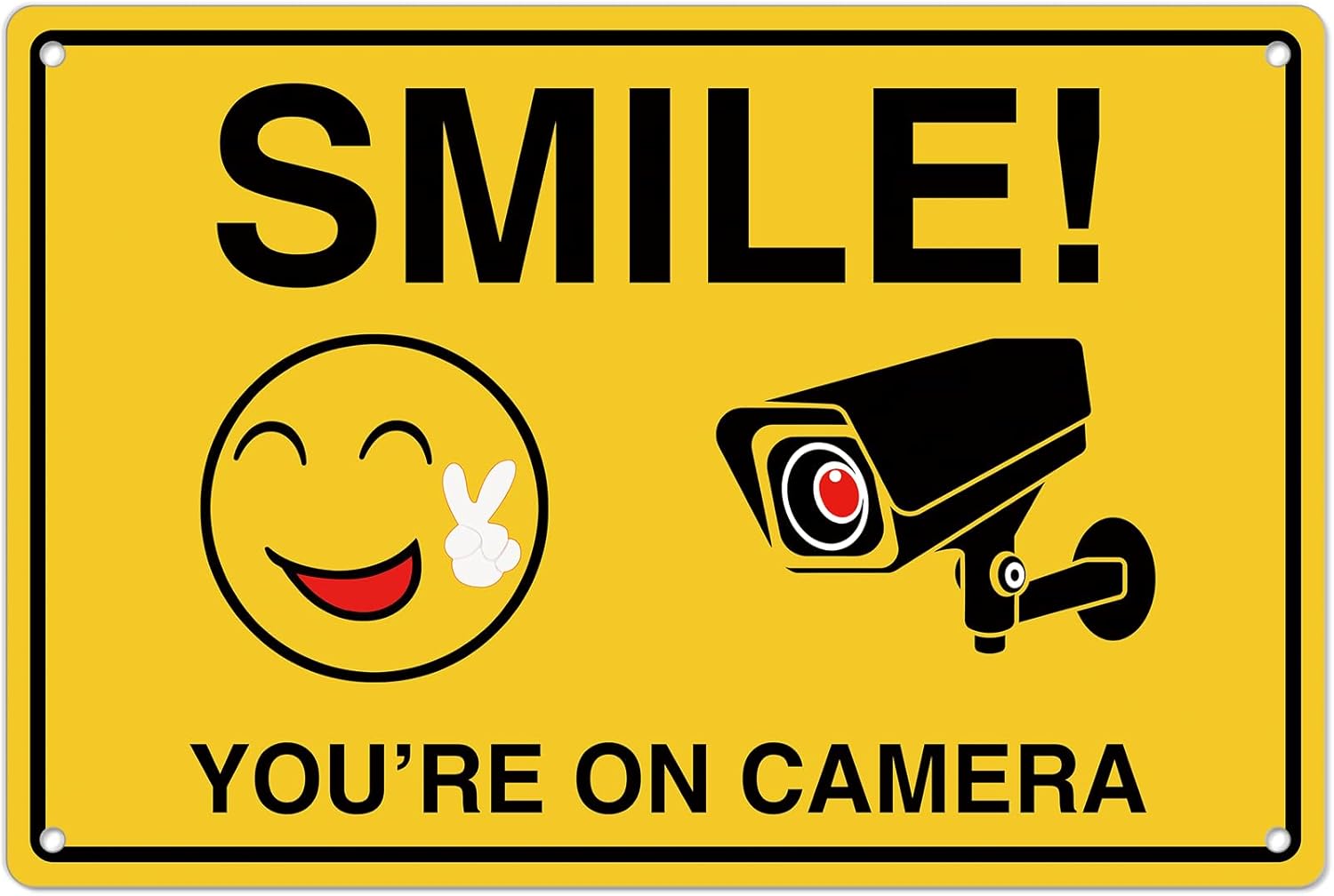 Smile Youre On Camera Signs ;  - огляд і ціна Home Security Items