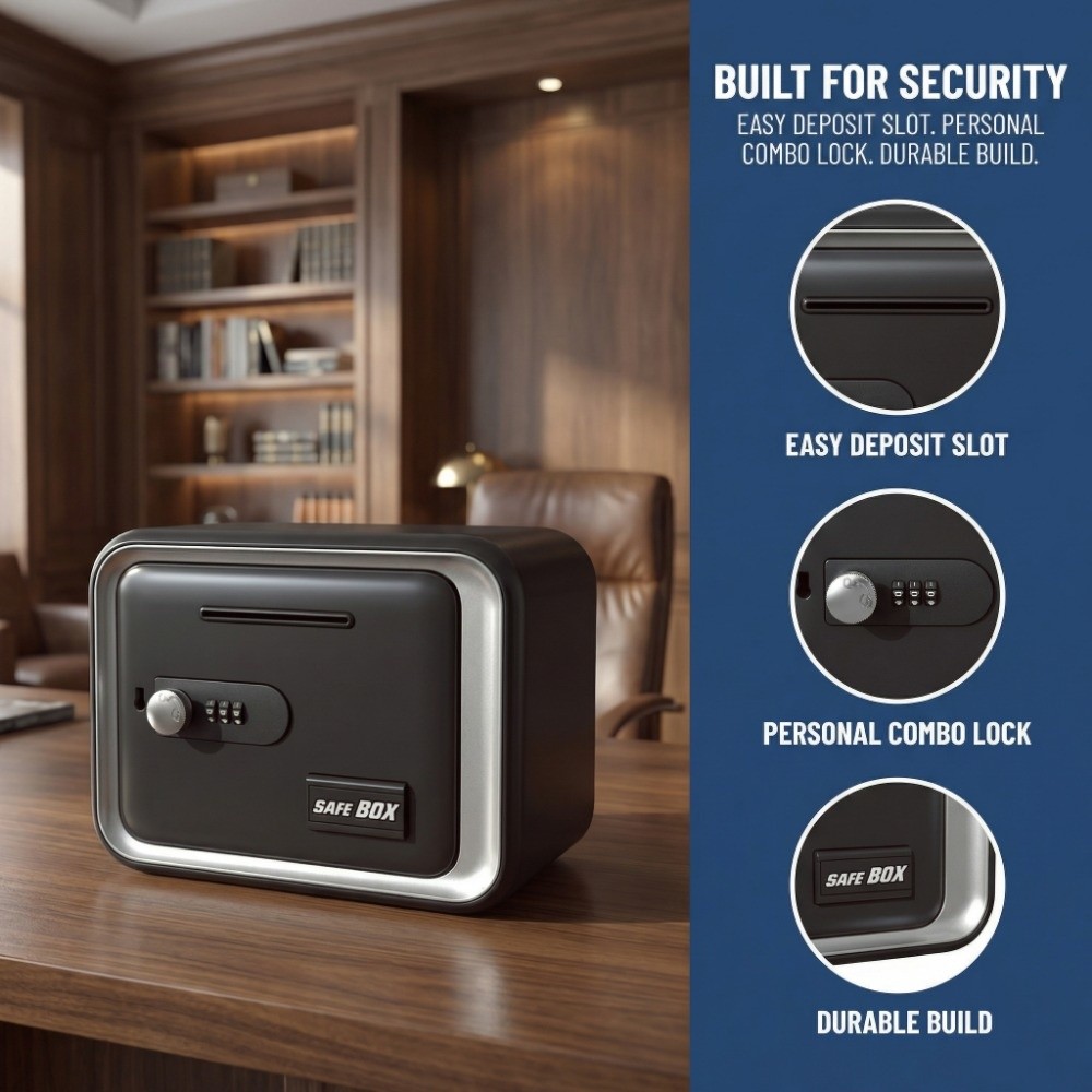 Home Use Password Lock Piggy B - огляд і ціна Home Security Box