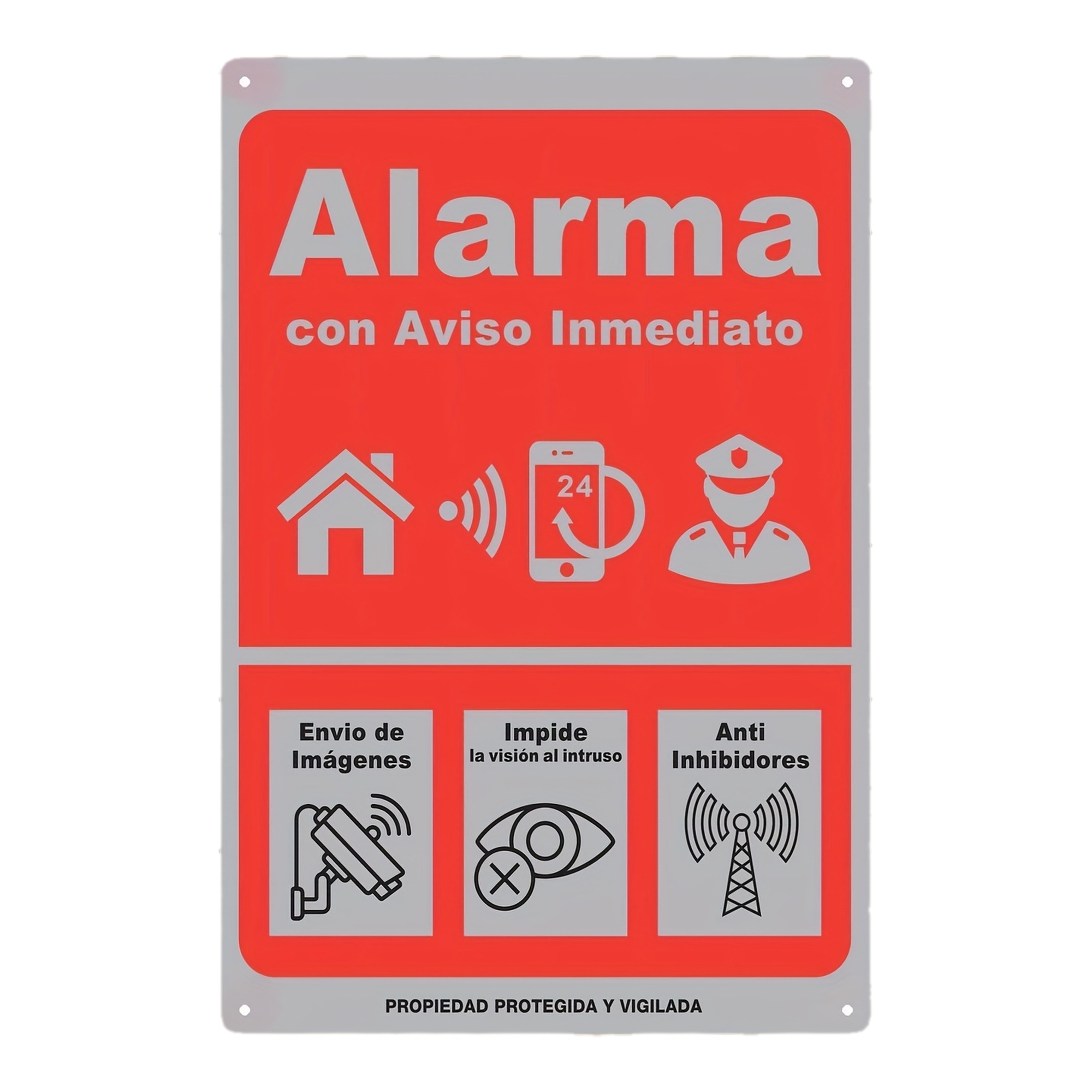Security Alarm Warning Sign Me - огляд і ціна Home Security Items
