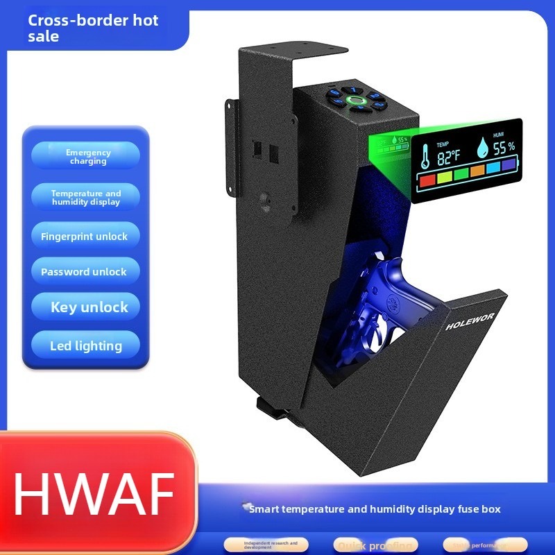 Smart Fingerprint Handgun Safe - огляд і ціна Home Security Box